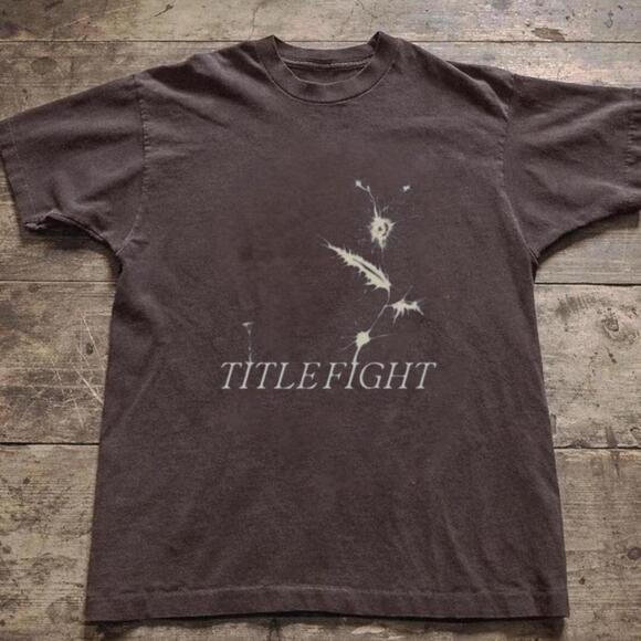 Other - Gildan Men Brown T-Shirt, Tittle Fight Brown Graphic Tee